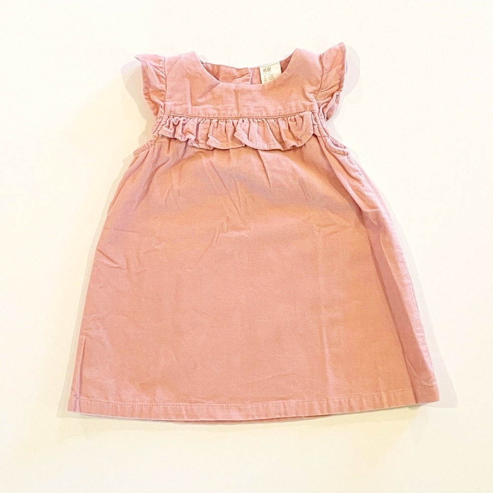 H&M 6-9 months corduroy dress